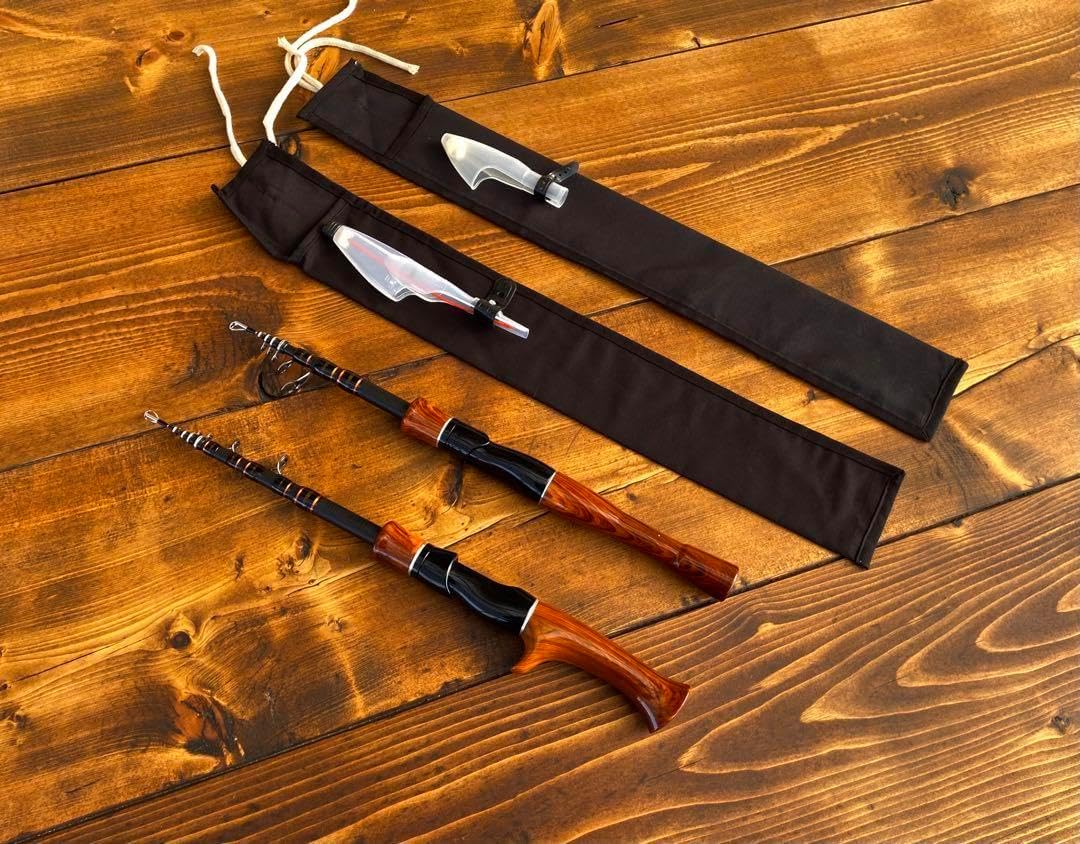 テレスコロッド　ベイト　スピニング　2本セット　5ft3inch トラウトロッド テレスコロッド ベイト スピニング 2本セット 5ft3inch トラウトロッド